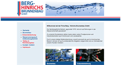 Desktop Screenshot of berg-brunnenbau.de